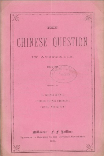The Chinese Question in Australia text