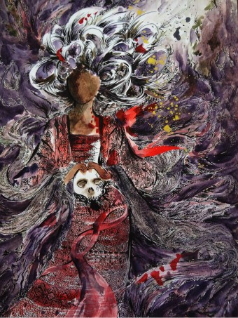 Mangkukulam, "One who curses", "Witch" by Likhain (Image courtesy the artist)