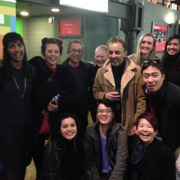Lotus writers, dramaturge and cast after a very successful performed reading at the National Play Festival in July (Malthouse Theatre, Melbourne). Photo courtesy of Annette Shun Wah.