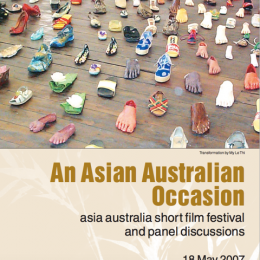 'An Asian Australian Occasion' program cover. Image courtesy of Indigo Willing.