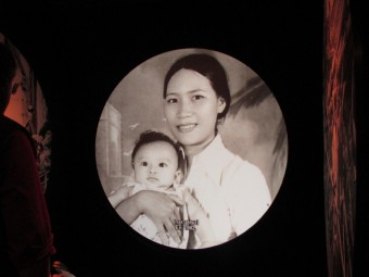 Vietnamese refugee booth at the Canadian Human Rights Museum