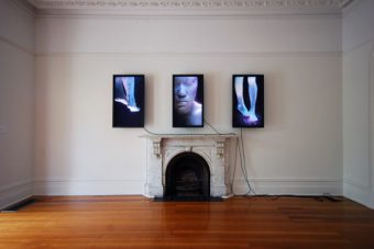 'Body Ruins' 3-channel video installation ( Tang, 2009)
