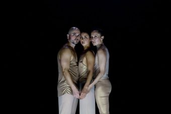 Left to right: Gregory Lorenzuttie, Melanie Lane, Lillian Steiner in Night Dance. Credit: Arts House