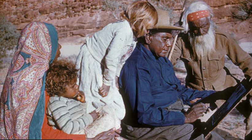 Albert Namatjira with family