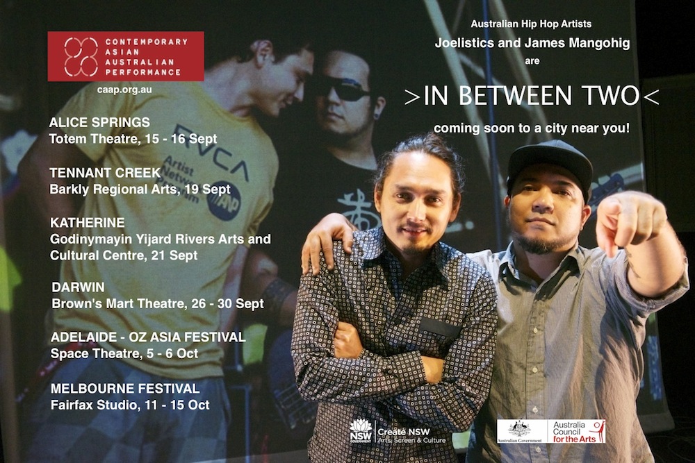 In Between Two Tour Dates poster. Credit: CAAP