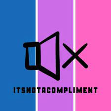 It's not a compliment logo 